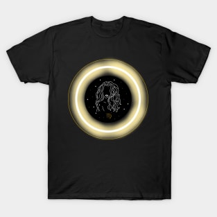 Neon Light Effect Virgo T-Shirt